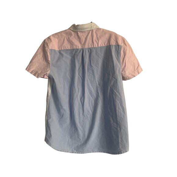 GUC Forever 21 Men Short Sleeve Casual Button Down Shirt Summer Size XL - Picture 2 of 4